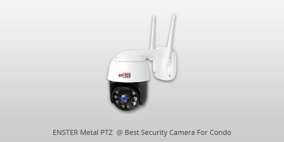 enster metal ptz  security camera for condo