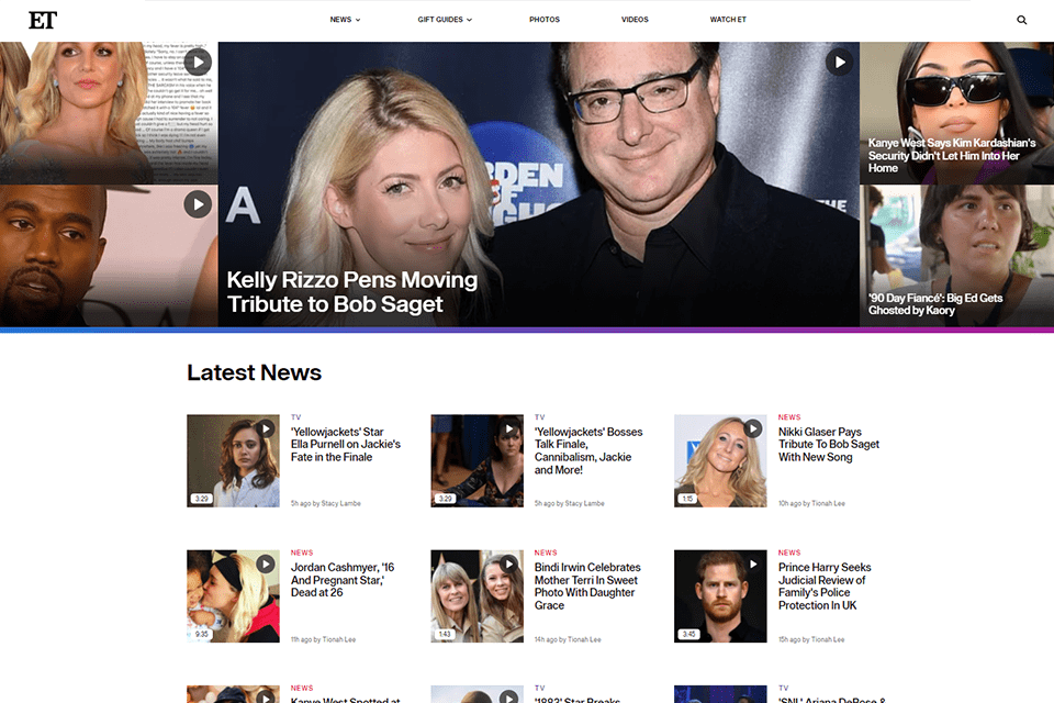 entertainment tonight blog