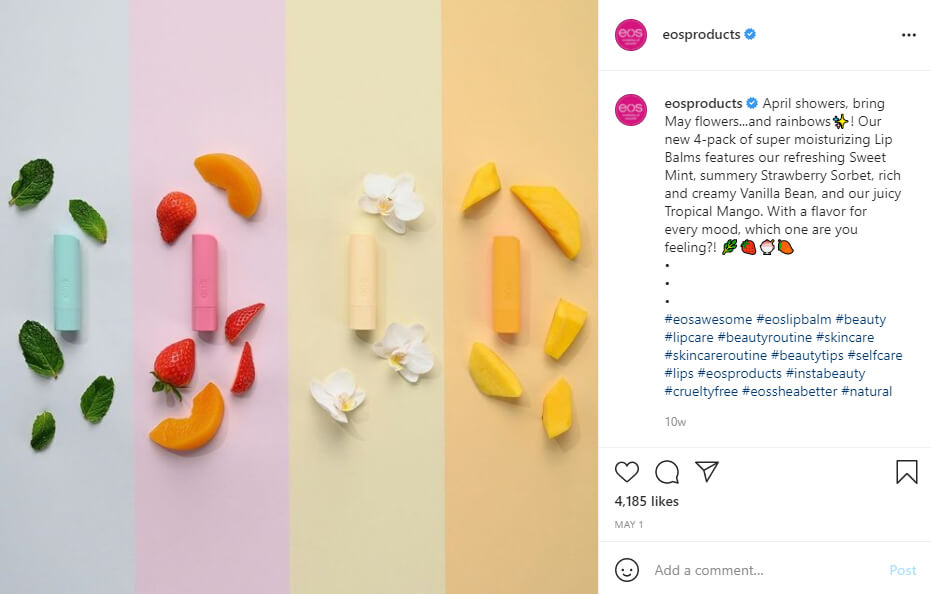 eos makeup product photography