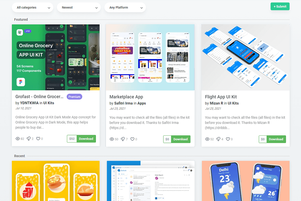 epicpxls mobile apps design templates