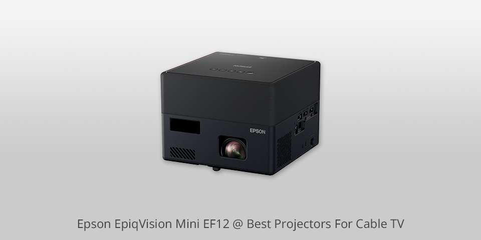 epson epiqvision mini ef12 有线电视投影仪
