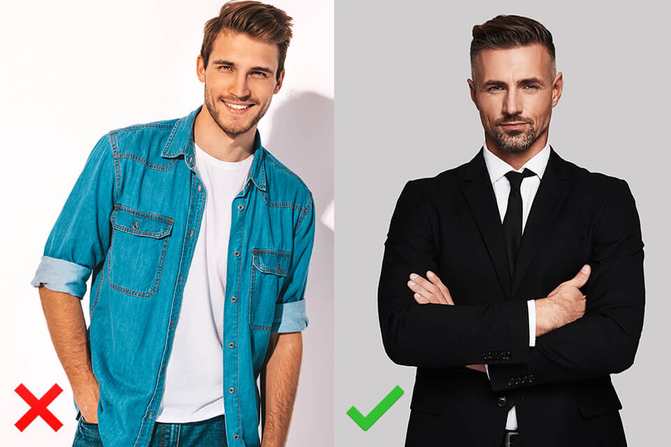 eras headshot tips clothes