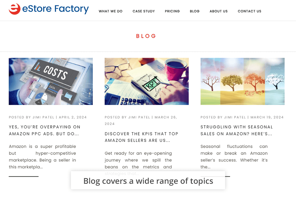 estore factory blog
