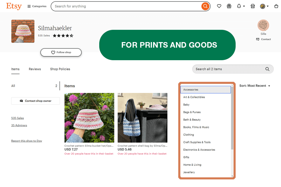 etsy place to sell photos online