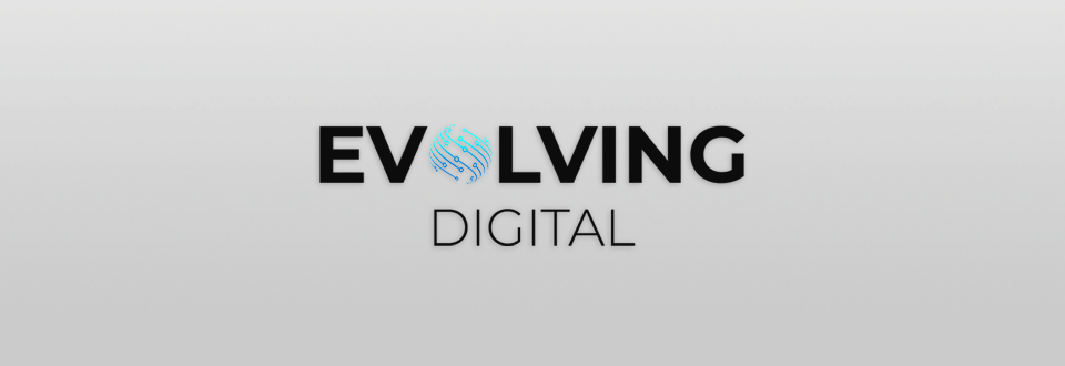 evolving digital logo