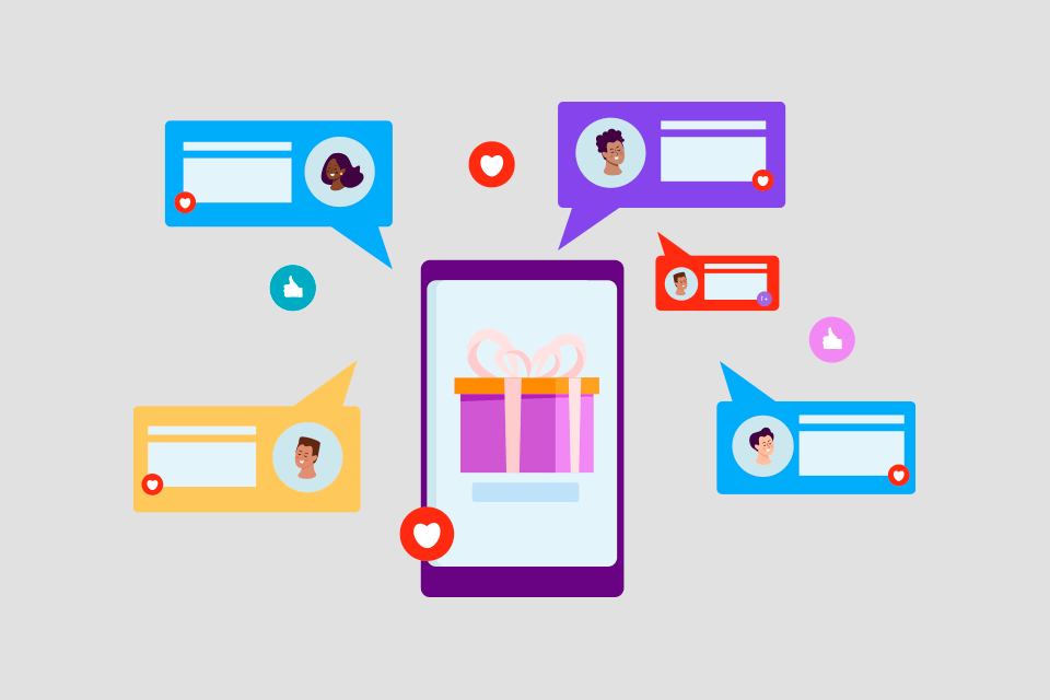 evolving digital social media vector