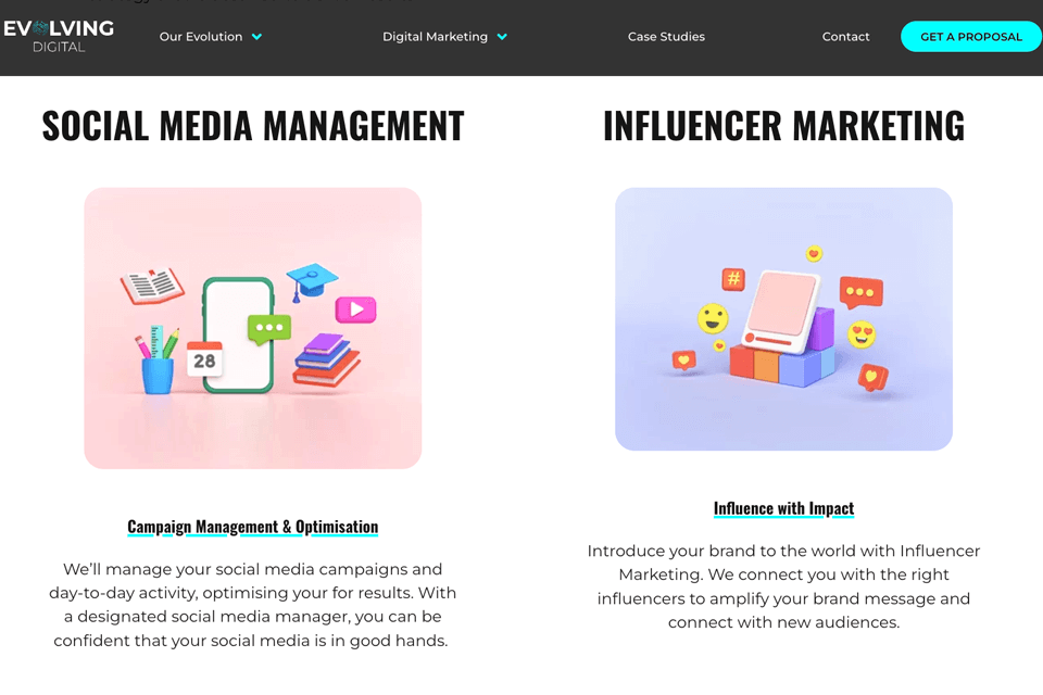 evolving digital social media