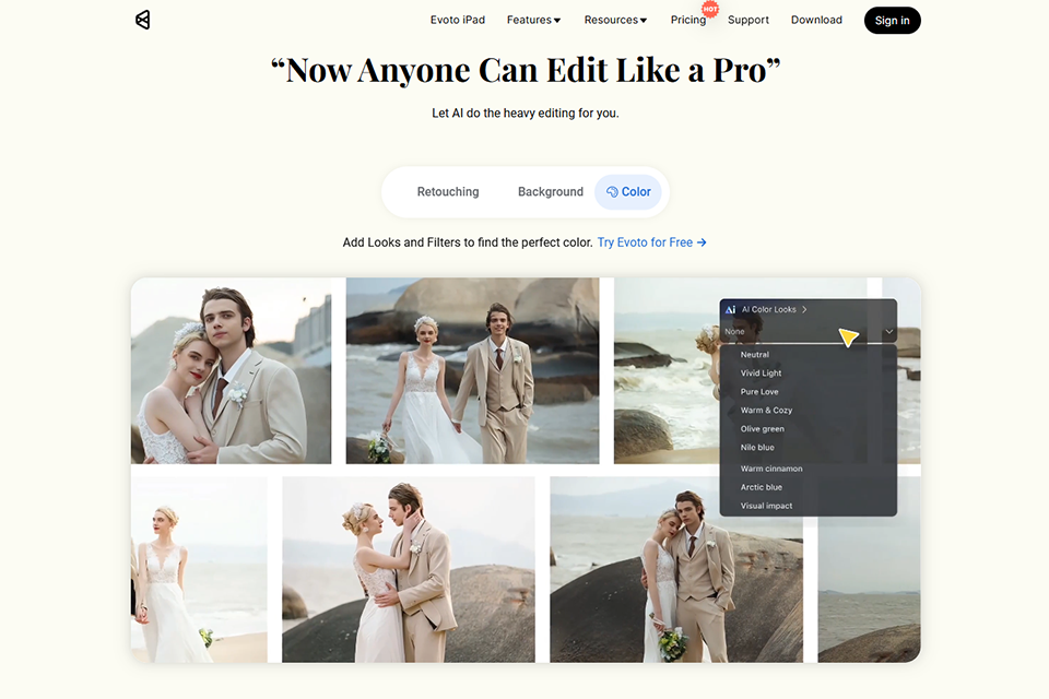 evoto ai ai photo editor