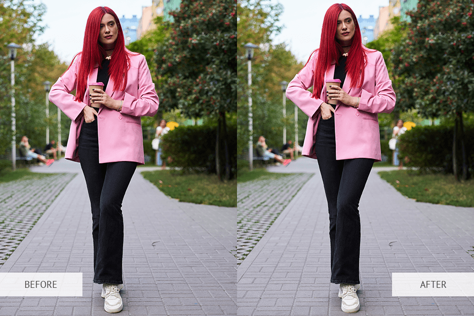 example look taller in photos app