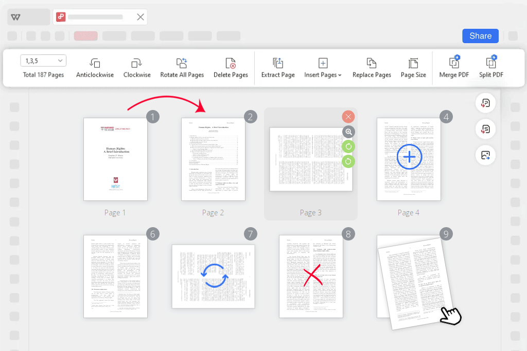 example of good pdf organization