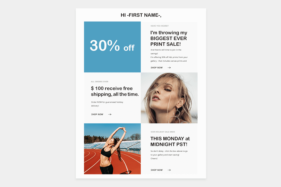 images in emails example