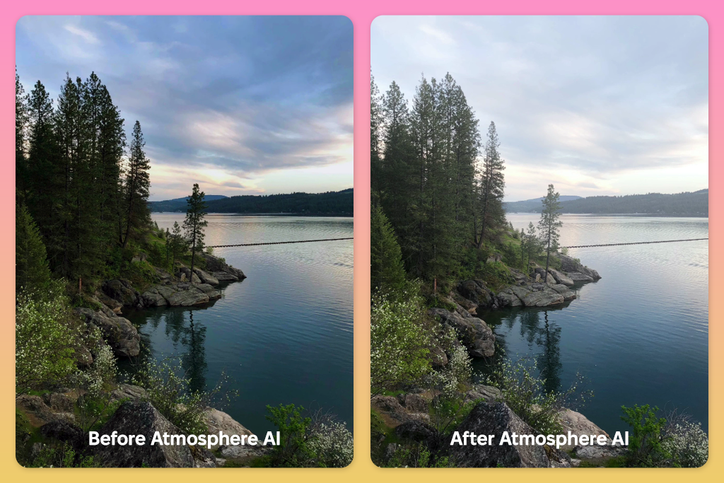 examples atmosphere ai before after