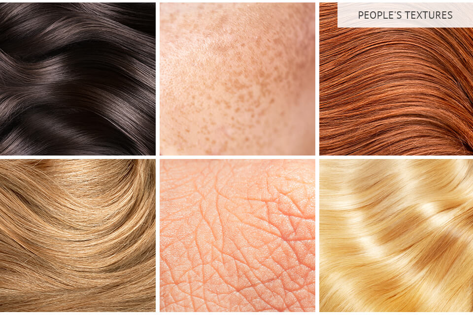 examples of texture in photography people