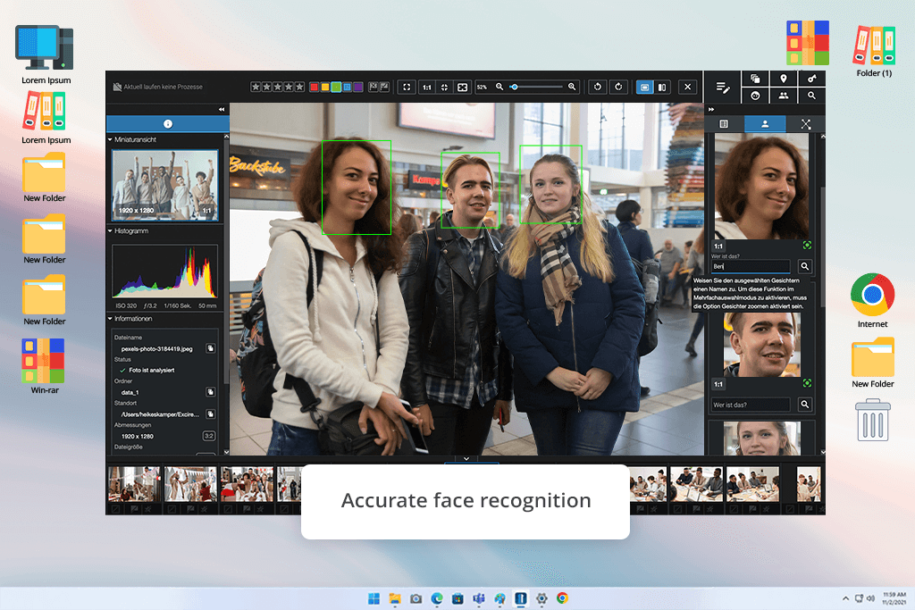 excire foto 2025 photo organizing software interface