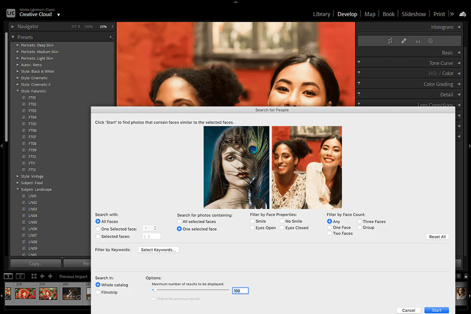 excire search lightroom plugin