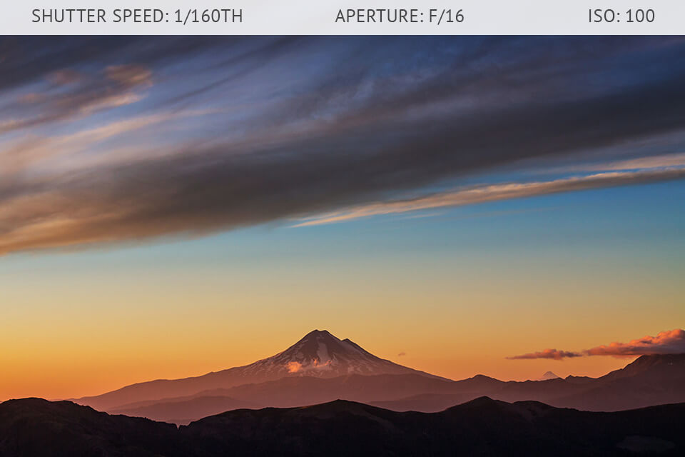 exposure camera setting for landscapes