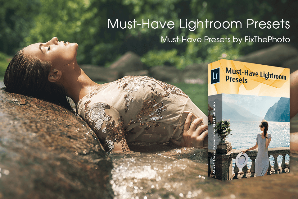 يجب أن يكون لدى lightroom إعدادات مسبقة لتعويض التعريض الضوئي