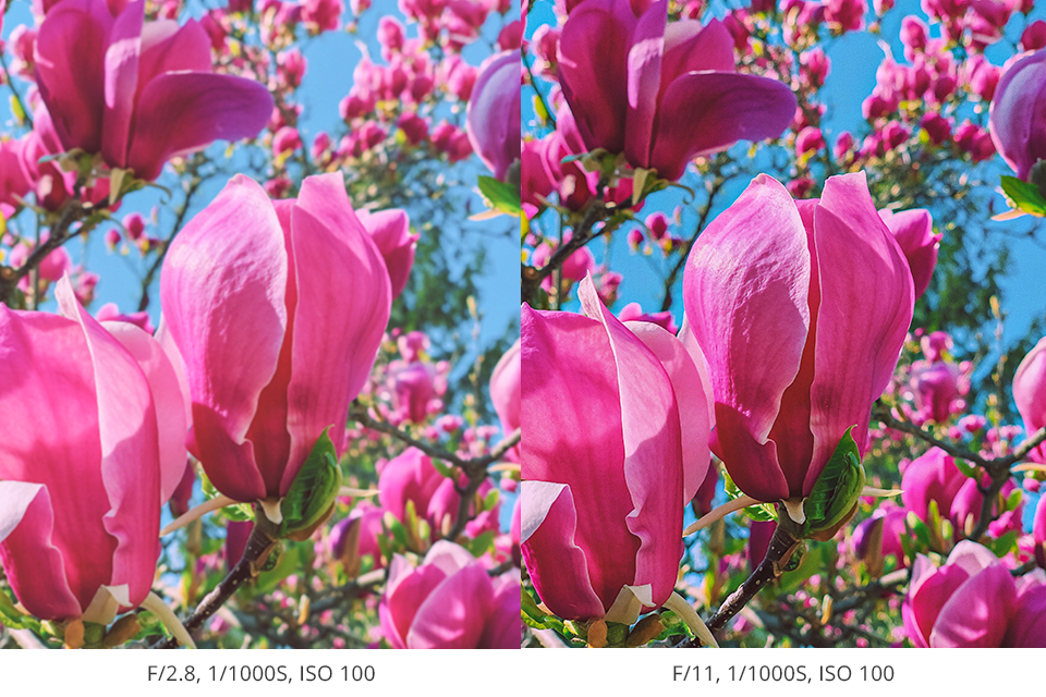 exposure triangle aperture