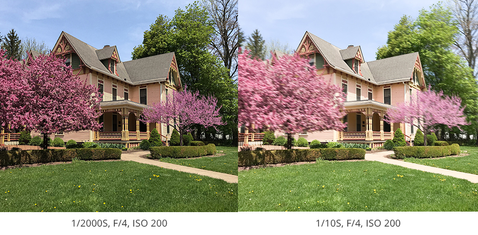 exposure triangle shutter speed