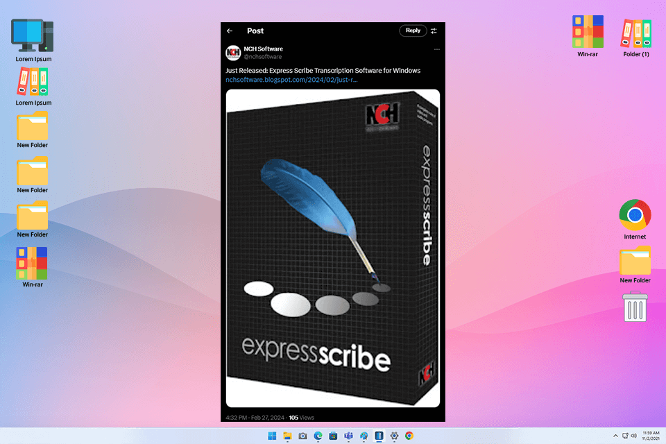 express scribe twitter