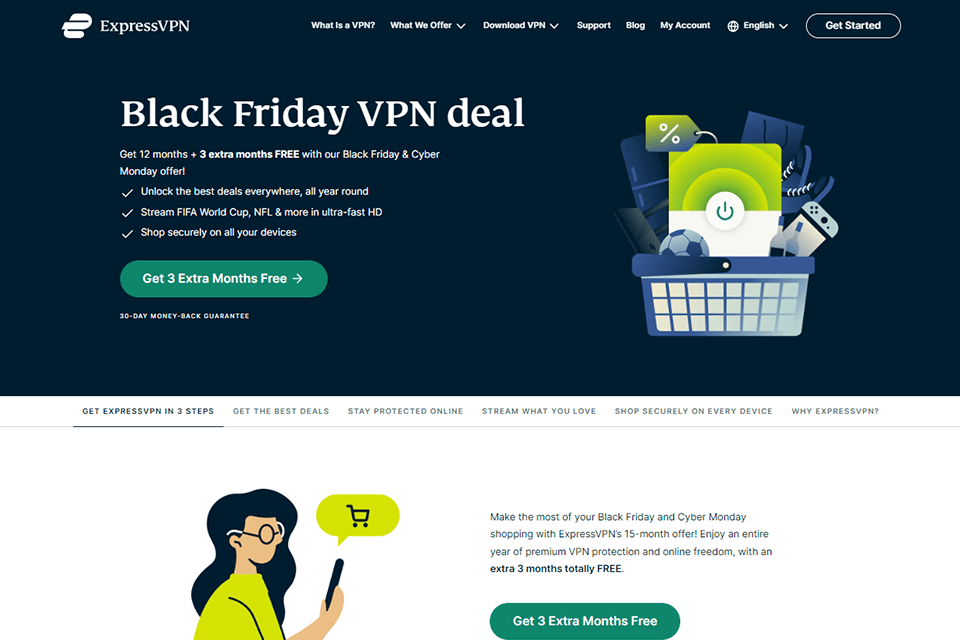 ExpressVPN Black Friday Deals 2023 Discounts up to 35