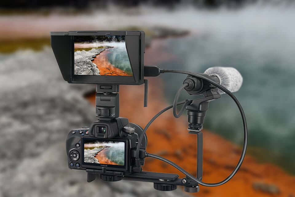 external camera screen recording