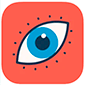 مغير لون عدسة العين إزالة العين الحمراء شعار التطبيق
