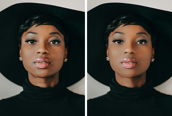 Photoshop con l'azione degli occhi