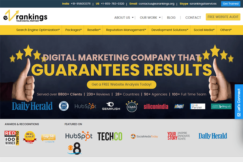 ez rankings interface