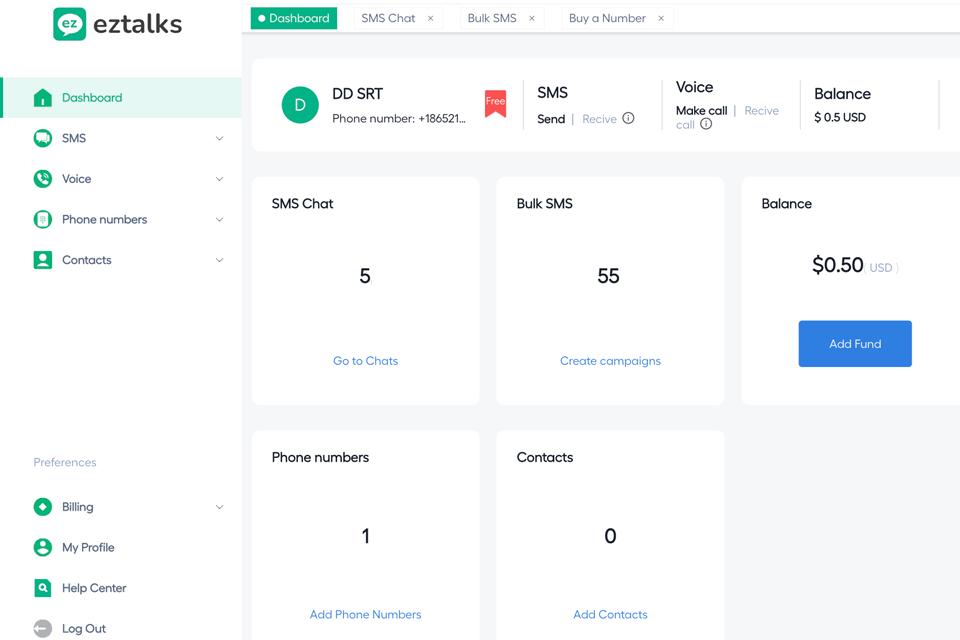 eztalks platform interface