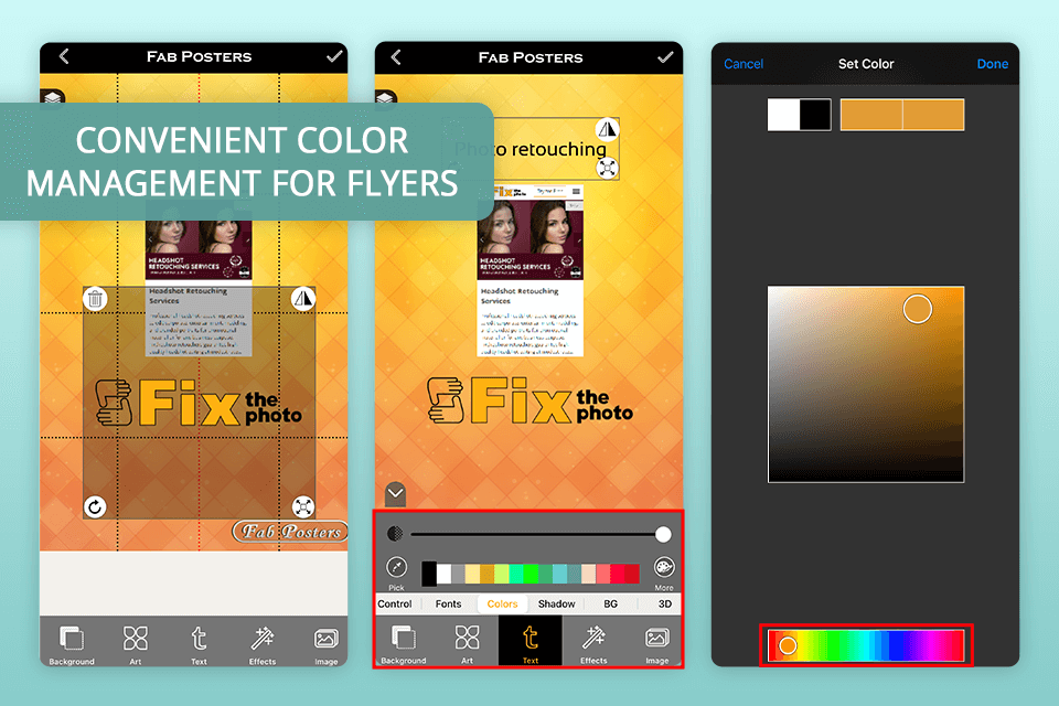 fab poster app to make flyers free