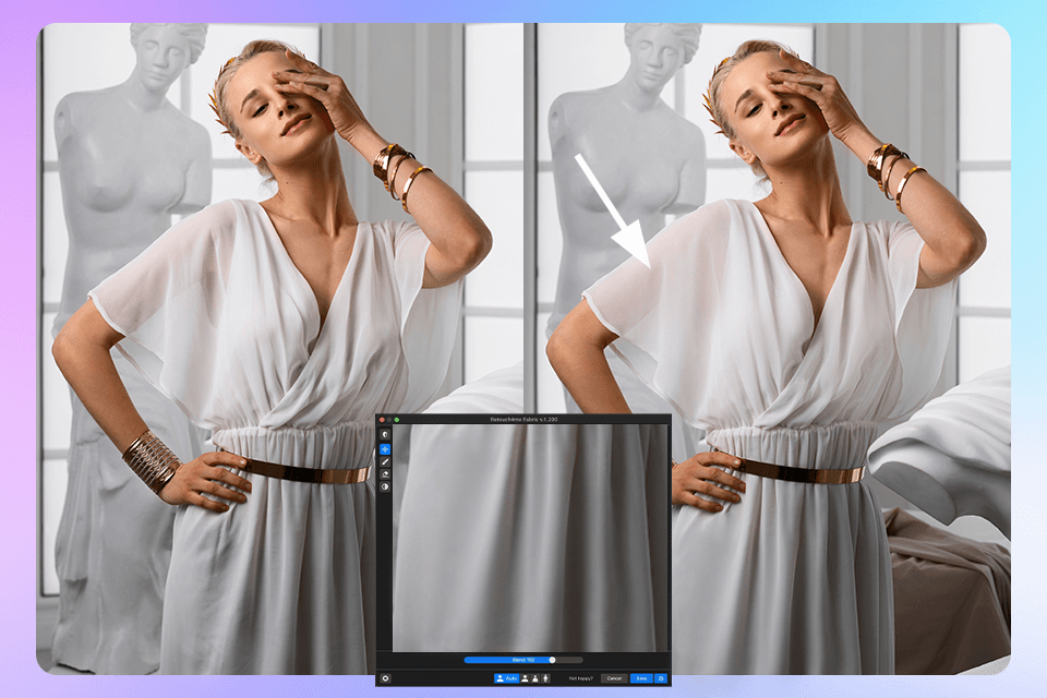 fabric retouch4me photoshop panel sample