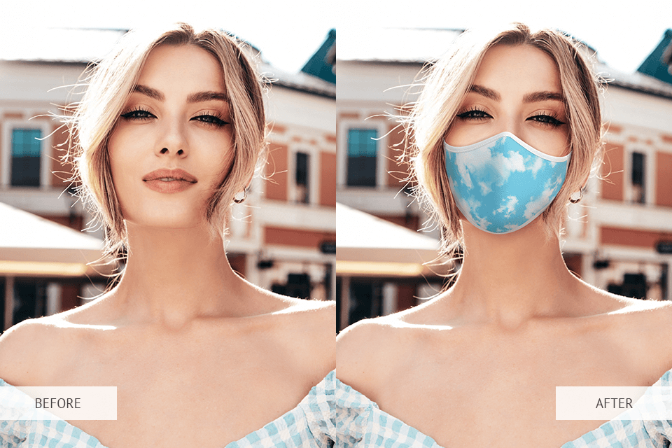 face mask photo editor online