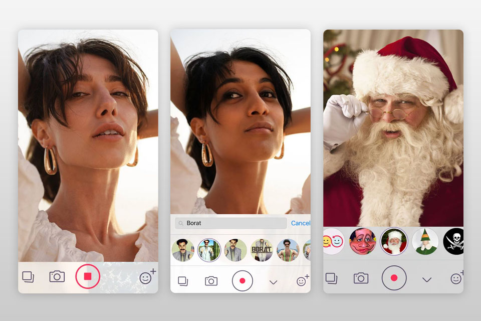 face swap live app like faceapp interface