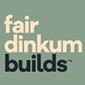 fair dinkum sheds designer shed design software logo