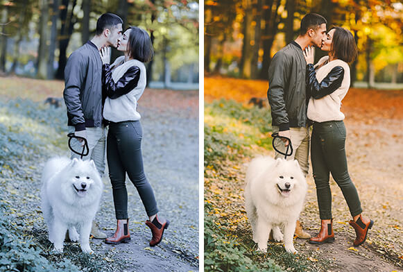 Preset di Lightroom autunnale