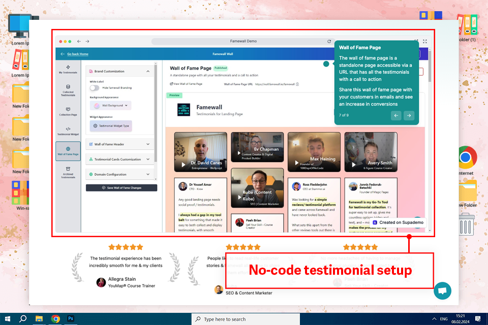 famewall io user research software