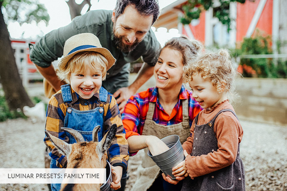 luminar family time presets