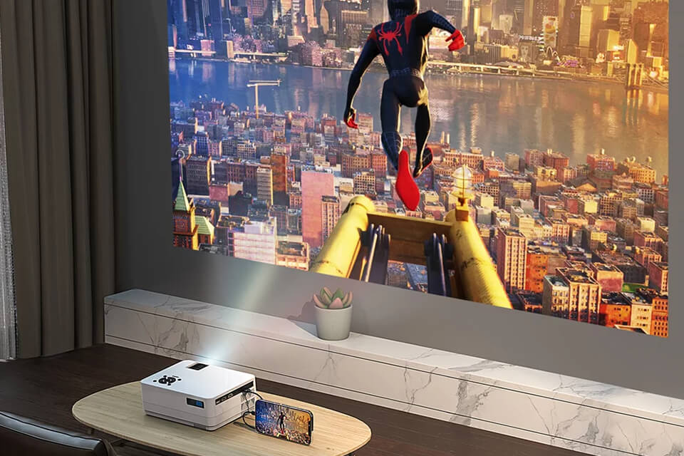 fangor 1080p hd projector for photography lifestyle