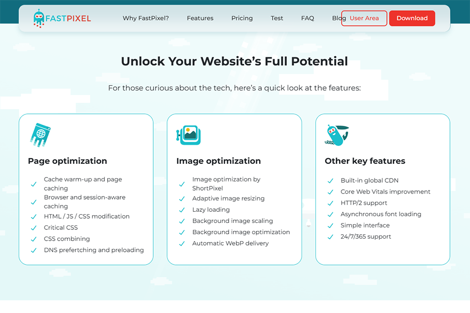 fastpixel io wordpress plugin for blog