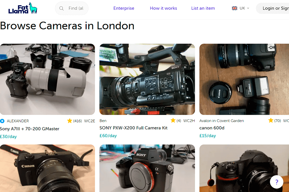videography equipment rental