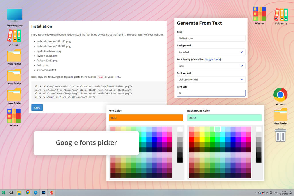 faviconio favicon generator