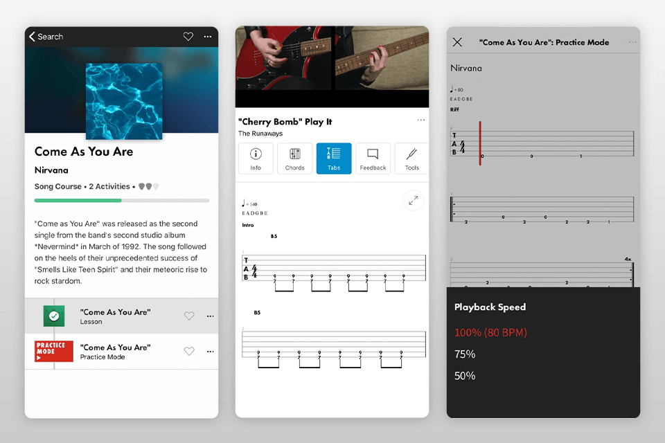 fender play interface
