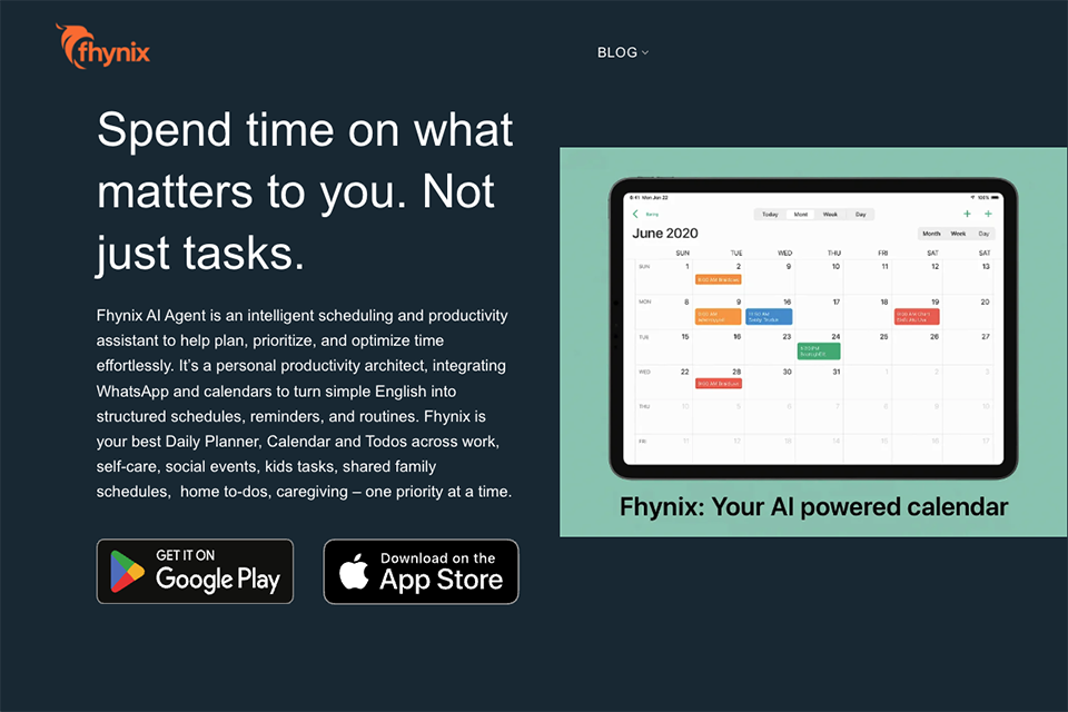 fhynix daily planner app