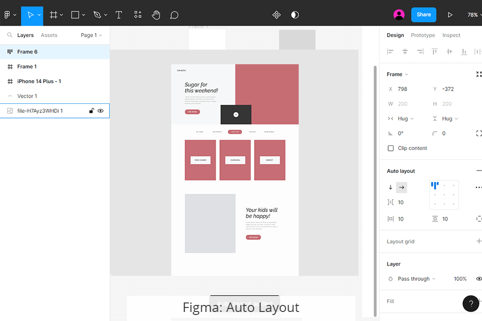 figma auto layout