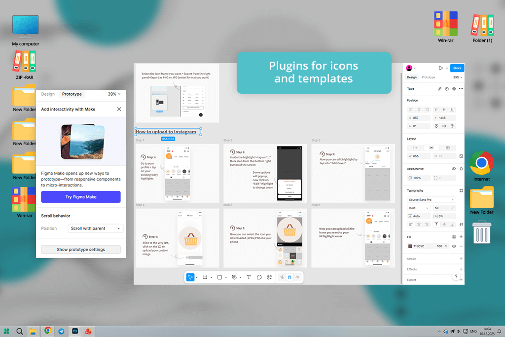 figma instagram highlight cover maker