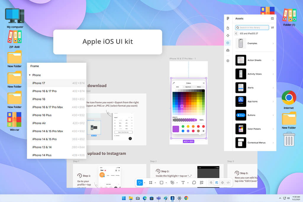figma iphone mockup generator