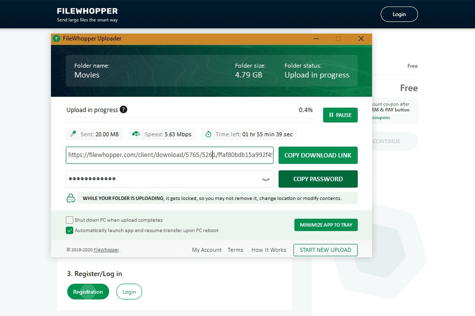 filewhopper instant transfer