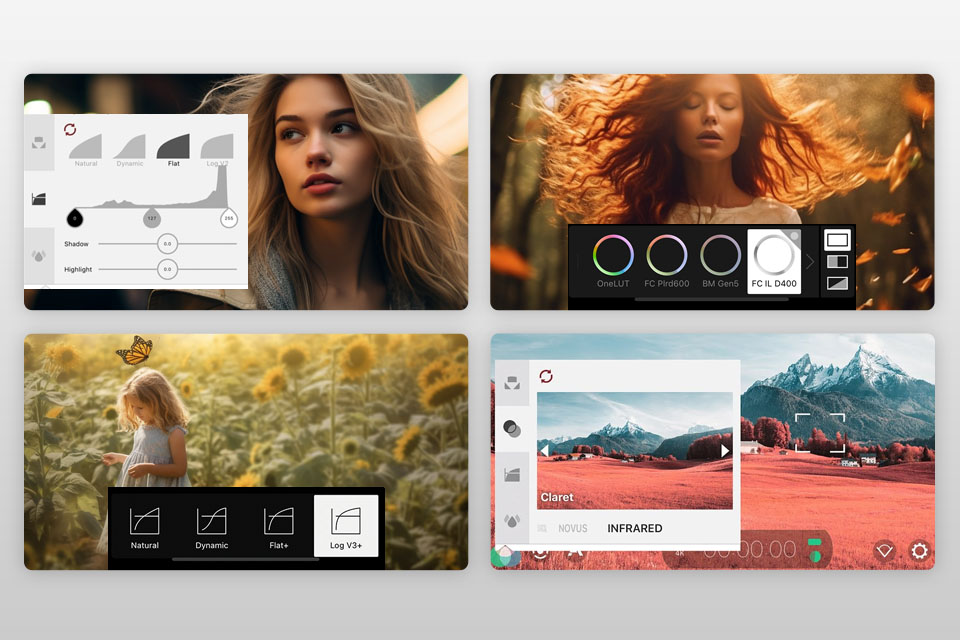filmic pro video color correction app