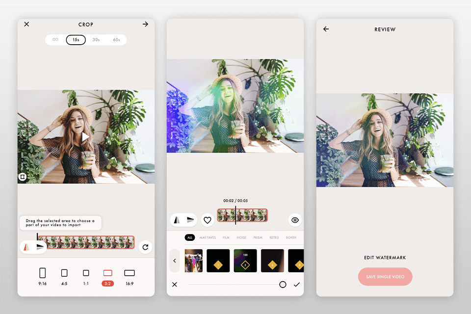 filmm تطبيق لواجهة قصص instagram